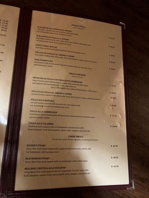 Fiori D’Italia menu 2